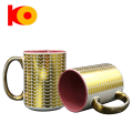 Easy Carry Promotion Geschenk weiß emaill isolierter Kaffeetasse